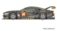 Ford Mustang GT3 'Proton Competition, No.88
